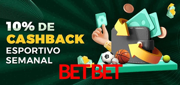 10% de bônus de cashback na Betbet